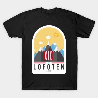The Lofoten Islands, Norway Sticker, Travel Sticker for Norway lovers T-Shirt